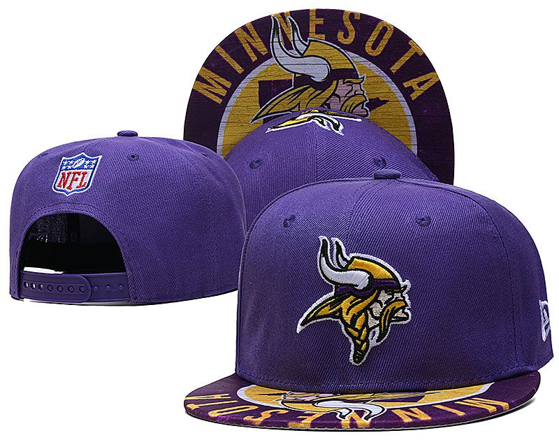 2021 NFL Minnesota Vikings Hat TX 0707->mlb hats->Sports Caps